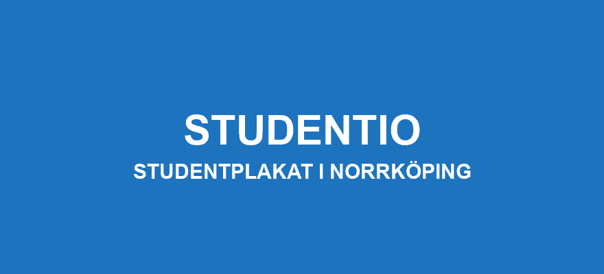 Studentplakat Norrköping