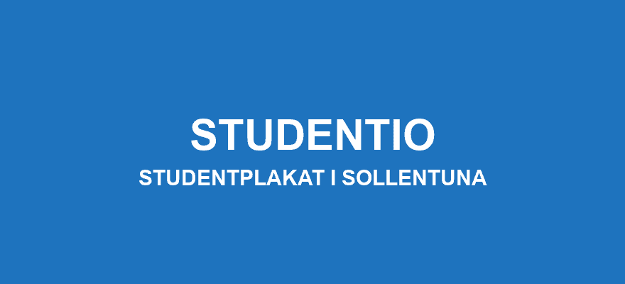 Studentplakat Sollentuna
